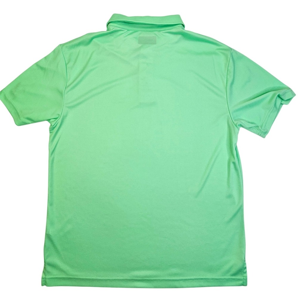 PGA‎ Tour Mens Polo Shirt Medium Green Golf Athletic Short Sleeve - Picture 2 of 10